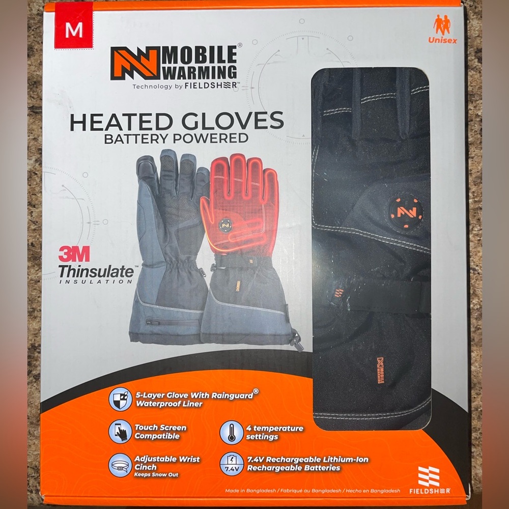 3M Warming Gloves with Battery size Med Unisex